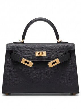 The Kinsley 19 - Noir - Top Handle Mini Bag